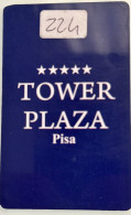 ITALIA  KEY HOTEL   Pisa Tower Plaza Hotel - Hotelkarten