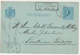 Briefkaart G. 25 Tilburg - Duitsland 1883 - Entiers Postaux