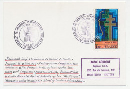 Card / Postmark France 1977 Charles De Gaulle - Andere & Zonder Classificatie