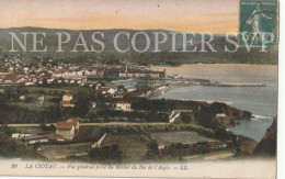 Carte Postale CPA La Ciotat (13) Vue Générale Prise Du Rocher Du Bec De L'aigle - La Ciotat