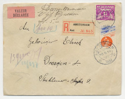 Em. Luchtpost 1931 Aaangetekend / Waarde Amsterdam - Duitsland - Non Classificati