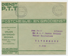 Machinestempel Postgiro Kantoor Den Haag 1944 - Vrijen Zaterdag  - Non Classificati