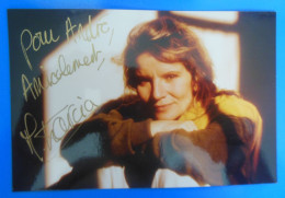 AUTOGRAPHE DE NICOLE GARCIA SUR PHOTO - Actors & Comedians