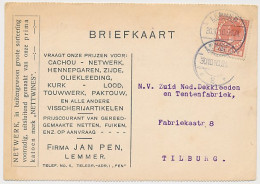 Firma Briefkaart Lemmer 1930 -Netwerk - Zijde - Oliekleding Etc. - Non Classés