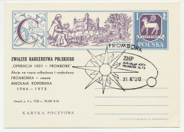 Postal Stationery / Postmark Poland 1973 Nicolaus Copernicus - Astronomer - Astronomia