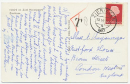 Em. Juliana Zierikzee - London UK 1957 - Beport - T - Non Classificati