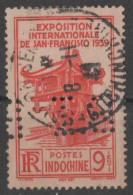 L73  Timbre  France  Indochine Oblitère Perfin - Used Stamps
