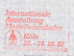 Meter Cover Germany 1987 International Exhibition Of Model Railways - Treni