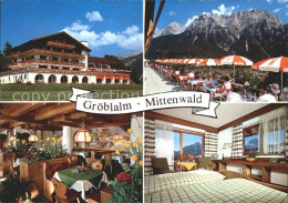 71989224 Mittenwald Bayern Berggasthaus Und Cafe Groebl Alm Mittenwald - Mittenwald