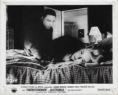 France 1957 Lobby Card Poster From The Movie Back To The Wall Size 20x25 Cm Jeanne Moreau Gérard Oury - Bioscoopreclame
