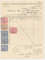 Beursbelasting Diverse Waarden - Amsterdam 1923  - Revenue Stamps