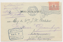 Treinblokstempel : Groningen - Harlingen IV 1915 ( Legemeden ) - Non Classés