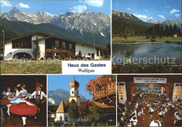 71989210 Wallgau Haus Des Gastes KurparkLesesaal Kegelbahn Tischtennis Wallgau - Autres & Non Classés