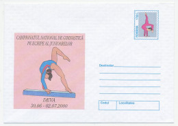 Postal Stationery Romania 2000 Gymnastics - National Championships - Other & Unclassified