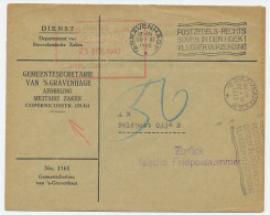 Dienst Den Haag - Feldpost 1940 - Zuruck Falsche Feldpostnummer - Non Classificati