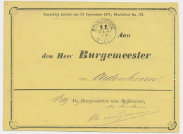 Kleinrondstempel Spijkenisse 1886 - Non Classificati