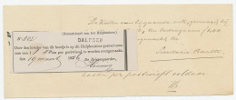 Dalfsen 1876 - Postwissel Bewijs - Non Classificati