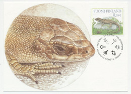 Postal Stationery Finland / Maximum Card 2004 Lizard - Egg - Other & Unclassified