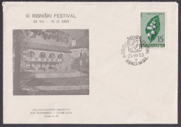 .Yugoslavia, 1963-08-25, Slovenia, Ribnica Na Dolenjskem, Ribniški Festival, Special Postmark & Cover - Altri & Non Classificati