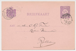 Briefkaart G. 23 Firma Blinddruk Leiden 1881 - Postal Stationery