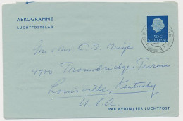Luchtpostblad G. 23 Den Haag - Louisville USA 1972 - Postal Stationery