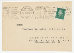 Cover ( Only Front ) Postmark Germany 1929 Advertising Exhibition - Ohne Zuordnung