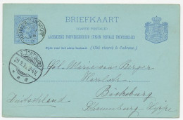 Trein Kleinrondstempel : Haarlem - Zandvoort C 1898 - Covers & Documents