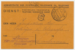 Dienst PTT Enkhuizen - Amsterdam 1922 - Bestellerstempel - Zonder Classificatie