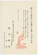 Postal Stationery Japan 1981 Rooster - Cock - Fattoria