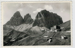 C.P.  PICCOLA     DOLOMITI   PASSO  SELLA   E  ALBERGO  MARIA  FLORA     2SCAN  (VIAGGIATA) - Autres & Non Classés