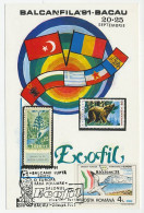 Maximum Card Romania 1991 Bird Of Prey - Seagull - Other & Unclassified