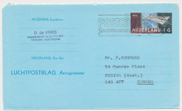 Luchtpostblad G. 30 Amsterdam - Regina Canada 1991 - Entiers Postaux