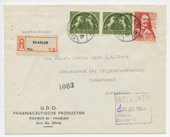 Em. Germaanse Symbolen 1943 Aangetekend Haarlem - Amsterdam - Non Classificati