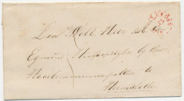 Gebroken Ringstempel : Leiden 1859 - Lettres & Documents