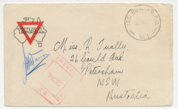 Illustrated Censored Cover Australia 1941 YMCA - Other & Unclassified