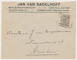 Treinblokstempel : Arnhem - Winterswijk III 1923 ( Loo Duiven ) - Zonder Classificatie