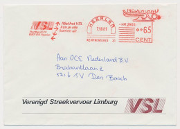 Meter Cover Netherlands 1981 United Regional Transport - Heerlen - Bussen