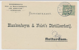 Firma Briefkaart Schiedam 1914 -Gist- Moutwijnfabriek De Adelaar - Zonder Classificatie