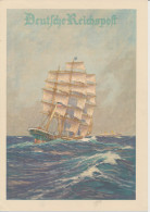 Telegram Germany 1934 - Schmuckblatt Telegramme Sailing Ship - Ocean Liner - Sun - Ships