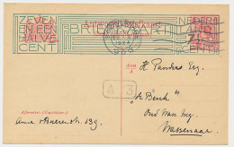 Briefkaart G. 201 B S Gravenhage 1924 - Afzenderlijnen 7 1/2 Mm - Postal Stationery