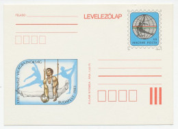 Postal Stationery Hungary 1983 World Artistic Gymnastics Championships - Rings - Other & Unclassified