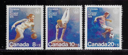 CANADA 1976   MONTREAL OLYMPICS  SCOTT # B10-B11  MNH CV $2.00 - Ongebruikt