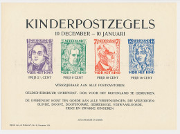 Affiche Em. Kind 1928 - Bijlage De Philatelist - Non Classés