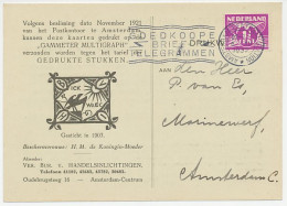 Briefkaart Amsterdam 1932 - Bureau Handelsinlichtingen - Non Classés