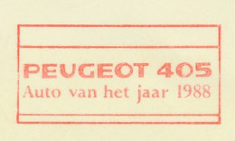 Meter Cut Netherlands 1989 Car - Peugeot 405 - Car Of The Year 1988 - Voitures