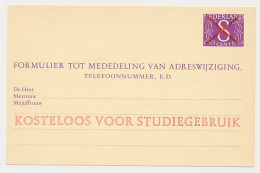 Verhuiskaart G. 32 S - STUDIEGEBRUIK - Entiers Postaux