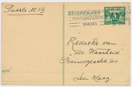 Briefkaart G. 277 B Locaal Te Den Haag 1945 - Interi Postali