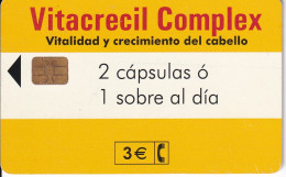 P-511 TARJETA DE ESPAÑA DE VITACRECIL COMPLEX DEL 09/02 Y TIRADA 8200 - Privé-uitgaven