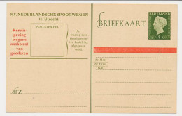 Spoorwegbriefkaart G. NS291a A - Postal Stationery