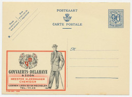 Publibel - Postal Stationery Belgium 1951 Clothing - Suit - Umbrella - Kostüme